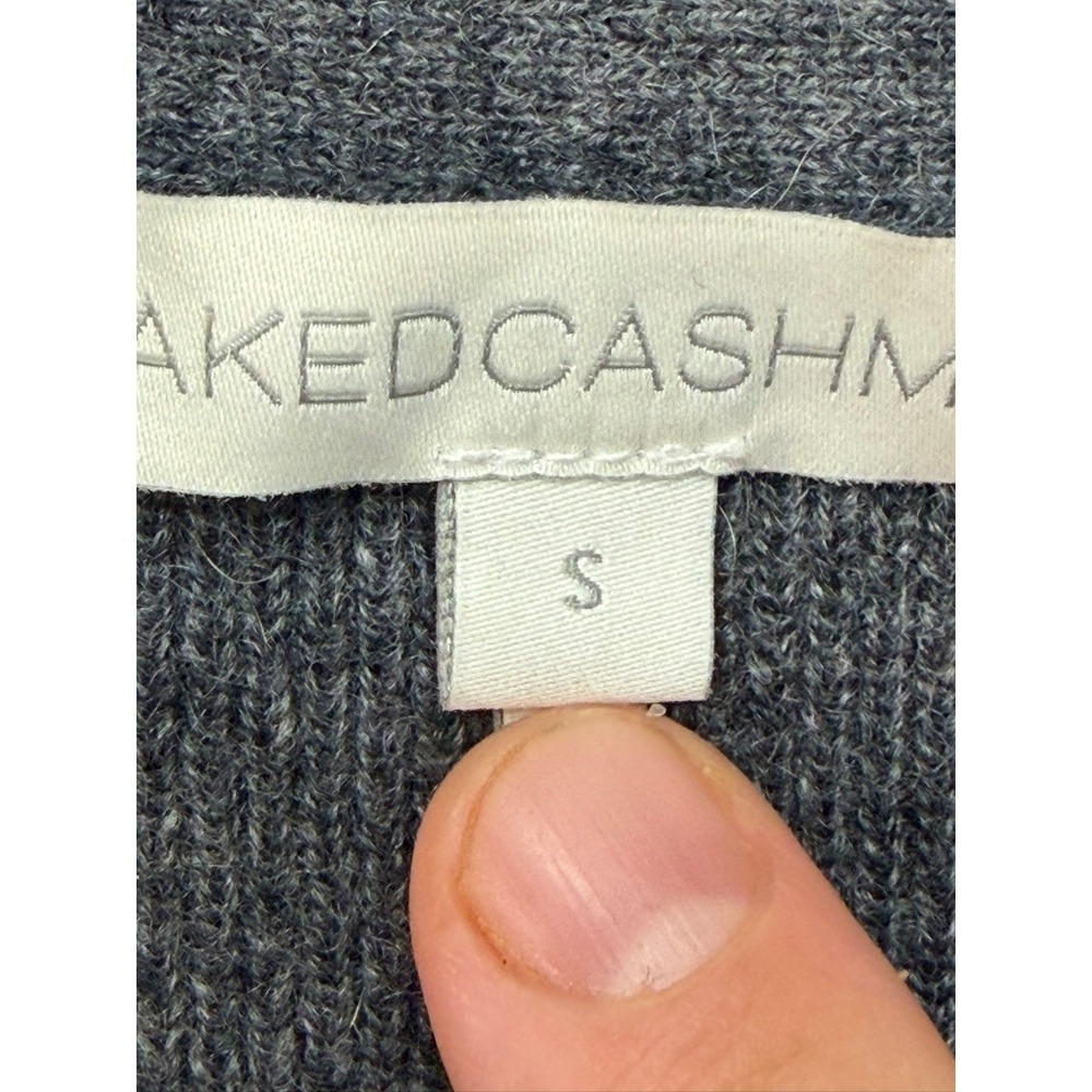 Naked Cashmere Women Sweater Vest Gray Size Small 100% Cashmere - Picture 9 of 11